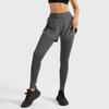High Waist Hip-Lifting Two-Piece Pocket Yoga Pants for Fitness & Running