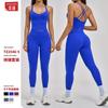 Spring and Summer Grinding Sports Suit, Cross Beautiful Back Fitness Suit, Outdoor Casual Running Yoga Suit