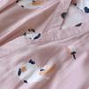 Japanese Style Summer Cotton Kimono Robes for Couples: Lightweight Gauze Nightgowns for Men and Women