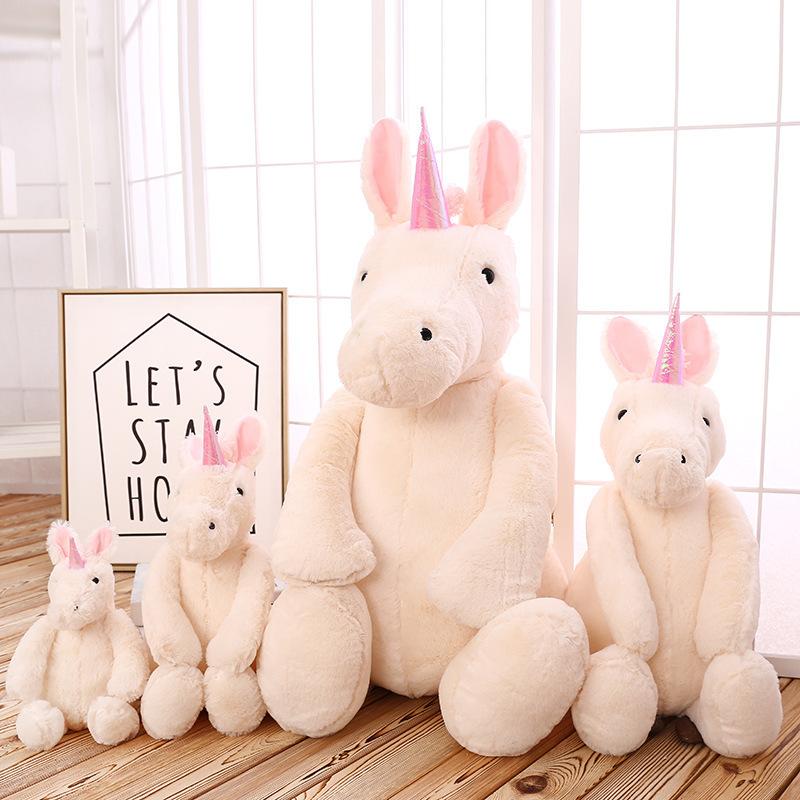 Brand New Cute Unicorn Dream Plush Toys High Quality Horse Sweet Unicorn Stuffed Doll Girl Home Decor Pillow Gift For Kids