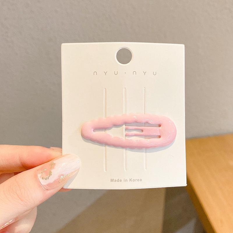 Korean Wave Candy Color Hair Pin Kawaii Simple Basic Hair Clips for Children Headwear Headdress Girls Kids Hair Accessories