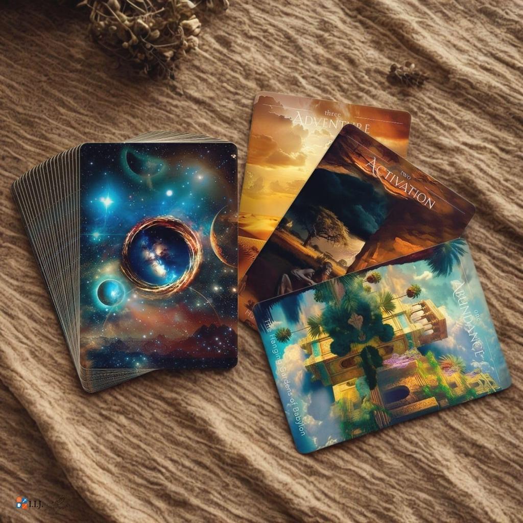 Oracle Cards Time Oracle First Edition Japanese Version Affirmation Fortune Telling with Japanese Instruction Manual I.I.J Traveler's