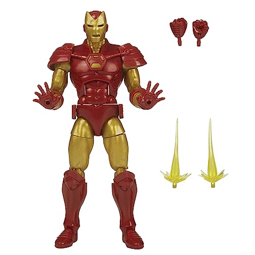 

Hasbro Marvel Legends Series Marvel Comics Iron Man (Heroes Return) 6-inch (15 cm) Collectible Action Figure, Ages 4 and Up, F3686, Authentic