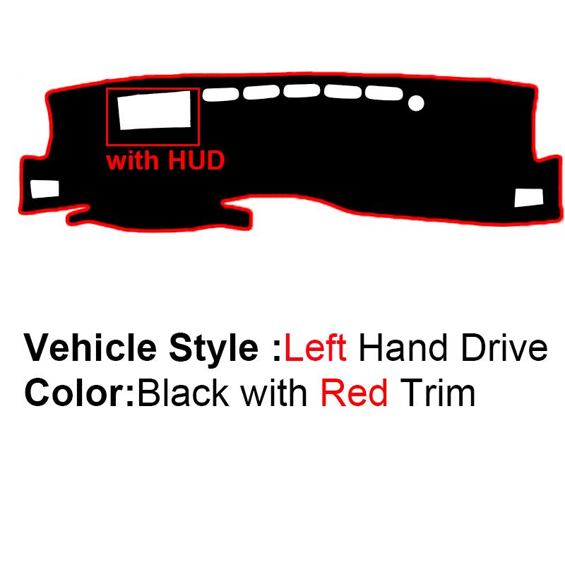 2 Layer Car Dashboard Cover Carpet For Toyota Avalon    LHD RHD Rug Pad Carpet Dashmat Sun Shade Car Decoration