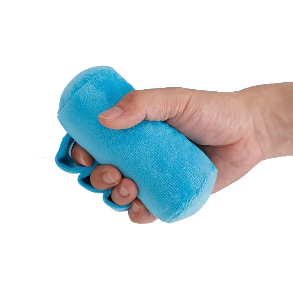 Healthman Soft Grip Exercise Enhancement Finger Exercise Hand Muscle Therapy Hand Spasm Recovery Ball, Exercise, Strengthening, Ball, (Blue)