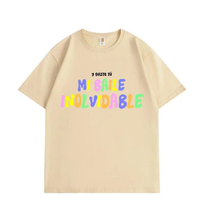 

Rapper Bad Bunny Merch TShirt Unisex Clothing Harajuku HipHop Pop Music TShirt Fashion Y2K Style Short Sleeve TShirt S