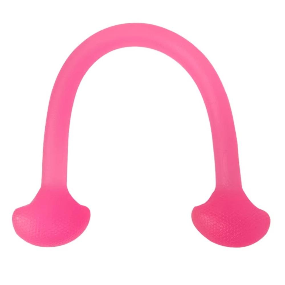 

Открытая спина Плечо Тяговый канат Эластичная силиконовая фитнес-лента Женщины Мужчины розы красного