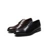 New Japanese Genuine Leather Brogue Business Formal Wear Leather Shoes Men's Height Increasing Insole Casual Oxford Square Toe Fashion Shoes
