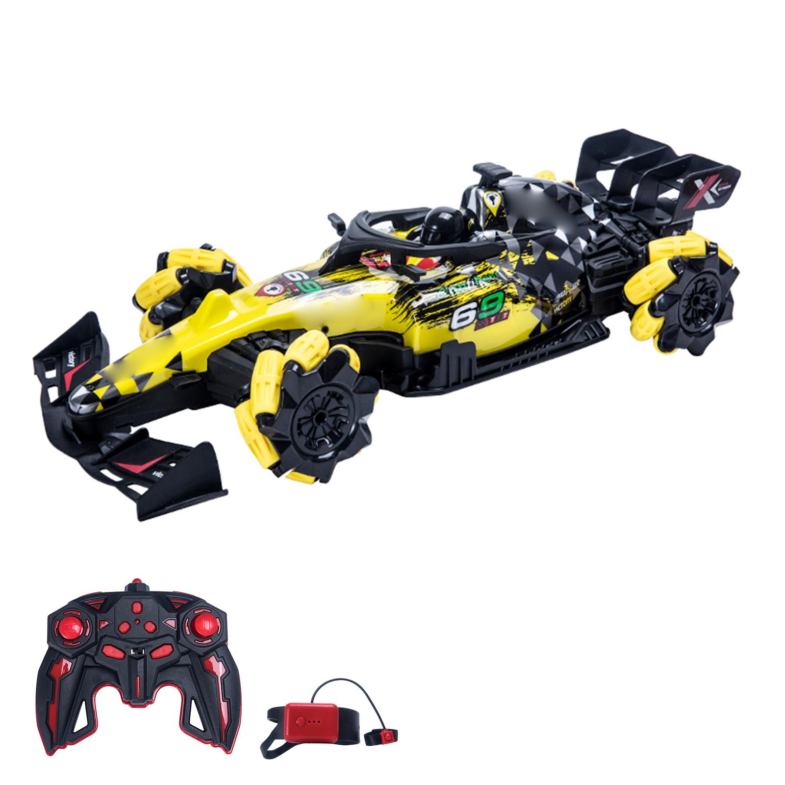 Remote Control Spray Car Remote Control Stunt Car 2.4GHz with Function 360 degrees  Rotation Demonstration Automatically Side Drift Dual Control Mode