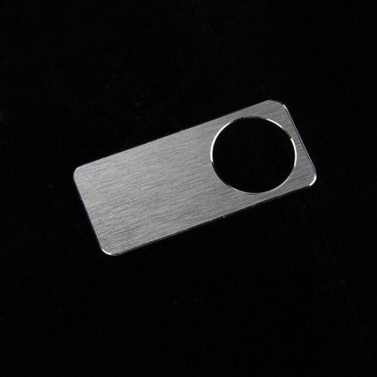 For Benz GLK 2009-2015 Silver Aluminum Passenger Storage Box Handle Cover 1PCS