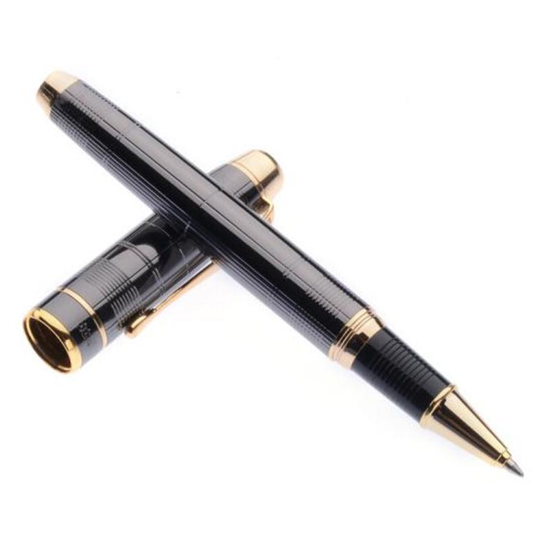 

Hero Creative Roller Ball Pen Metal Brushed Grey Grids Patterns Office & School Writing Business Gift Pen