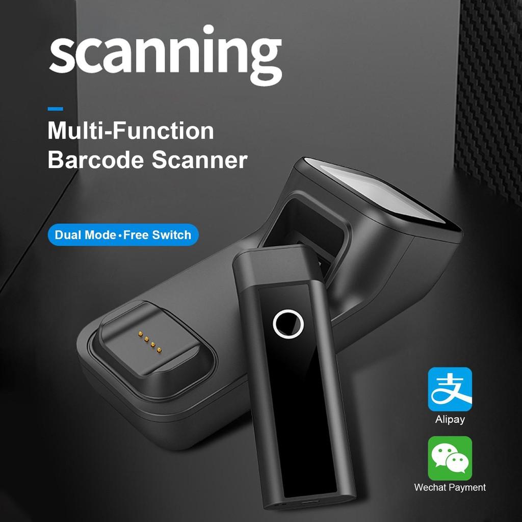 3-in-1 Drahtloser Intelligenter Barcode-Scanner Supermärkte Geschäfte Handheld 1D Barcode-Leser