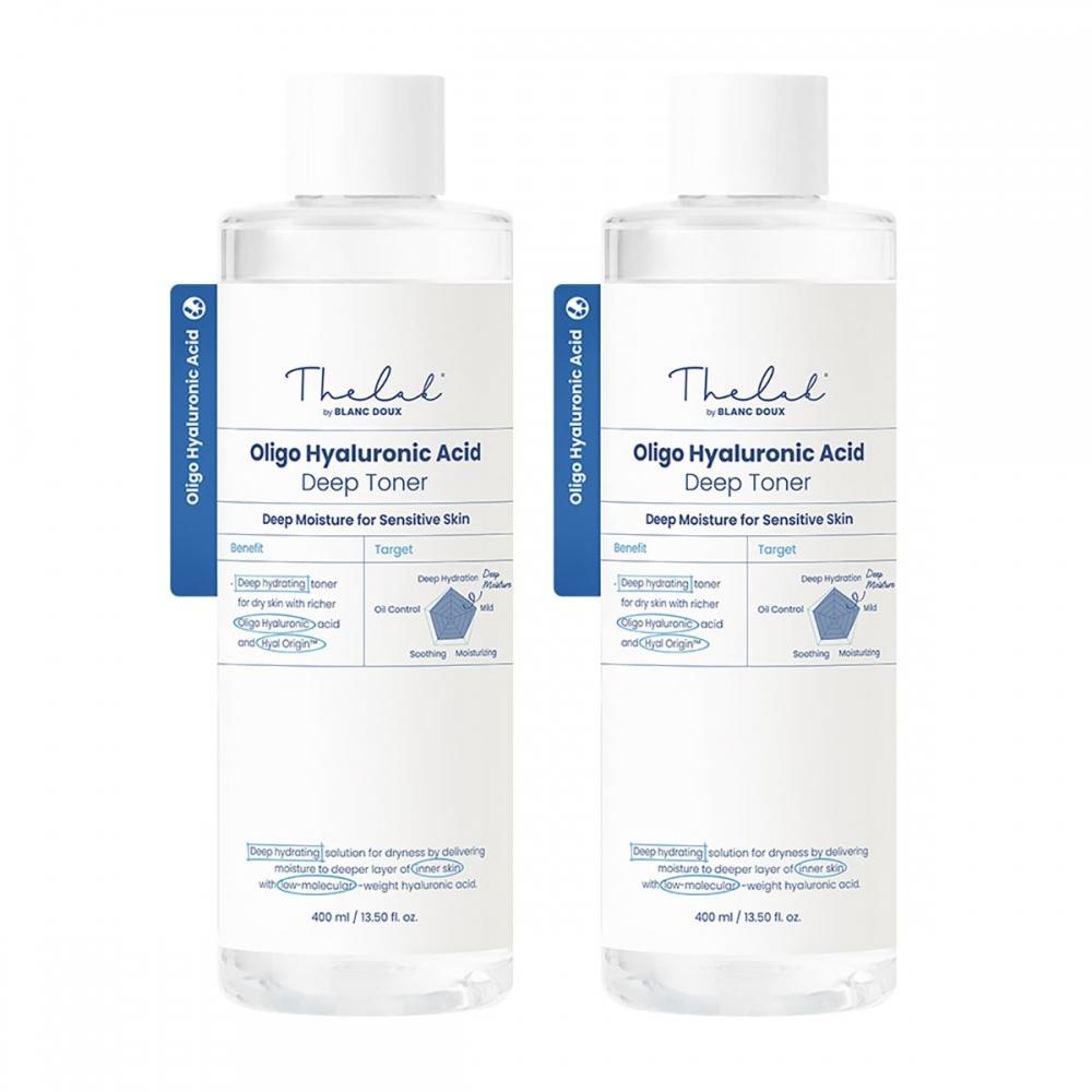 The Lab By Blandou Глубокий тоник с олигогиалуроновой кислотой 400 мл X 2