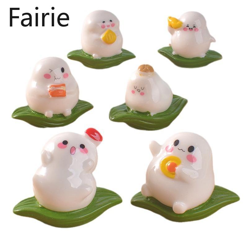 Micro-landscape Ornaments, Dragon Boat Festival Zongzi, Meat Dumplings, Festive Atmosphere Decoration, Tabletop Furnishings, Resin Handicrafts Fairie