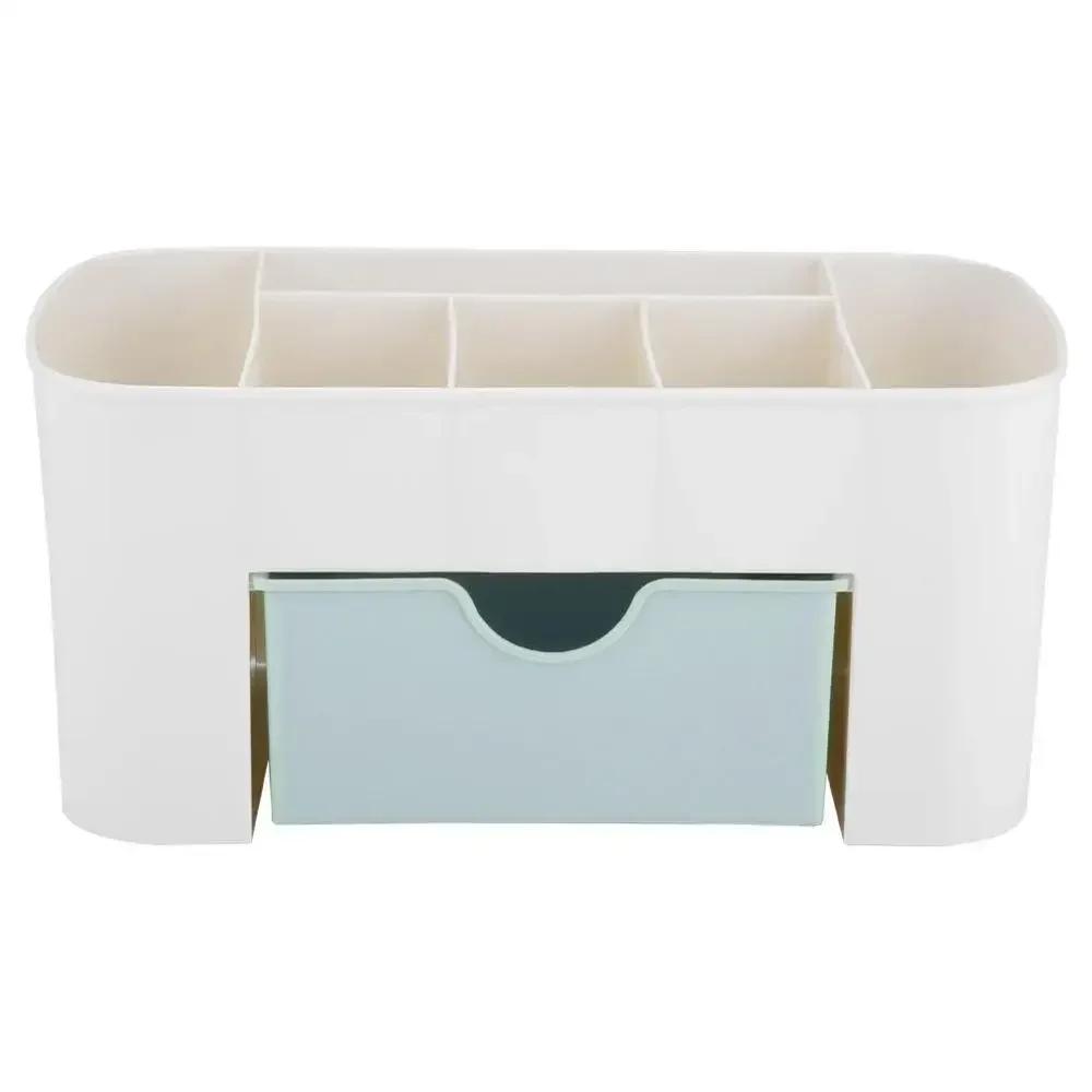 

Двухслойные пластиковые органайзеры для макияжа, ящик для хранения, косметические ящики, коробка для демонстрации ювелирных изделий, настольный контейнер, органайзер для коробок