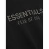 Fear of God Essentials Classic Crewneck Sweatshirt Jet Black Men Tops 192SP252040F