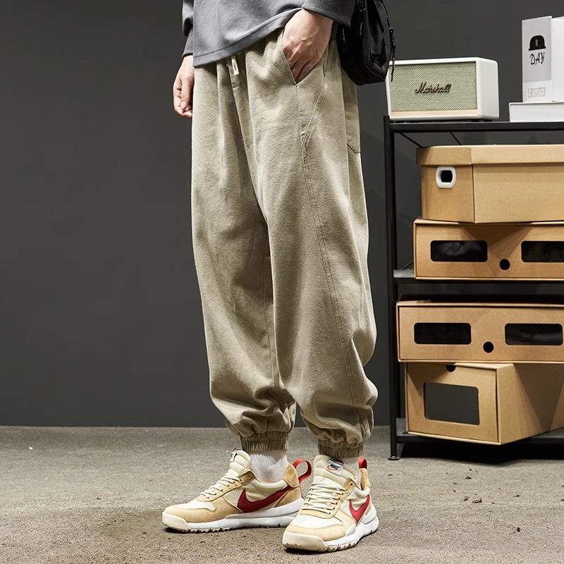 Japanische Latzhosen Herren Trendmarke Vielseitig Locker Herbst und Winter Neue Leggings Herrenmode Einfache Freizeit Hosen