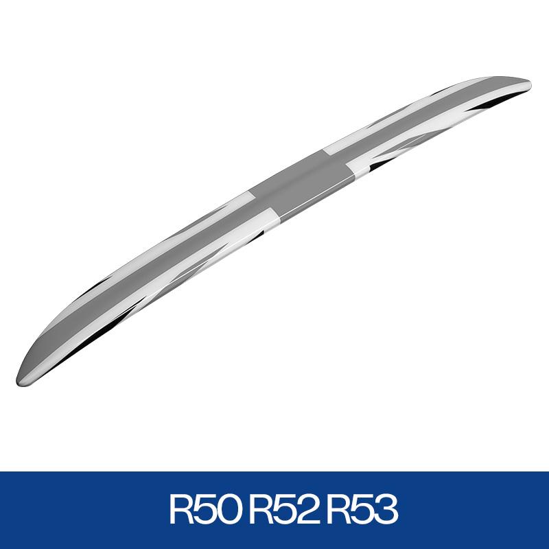 Rear Trunk Hatch Handle Tailgate Trim Lid Trunk Liftgate Pull Handle Cover Sticker for Mini Cooper R50 R52 R53 2001 2002 2003 04 серый