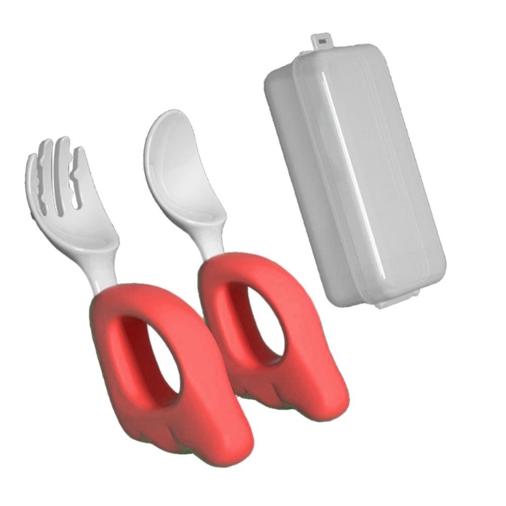 Self Feeding Children Safe Forks Dishwasher Safe Baby's Dinnerware  Baby Supplies