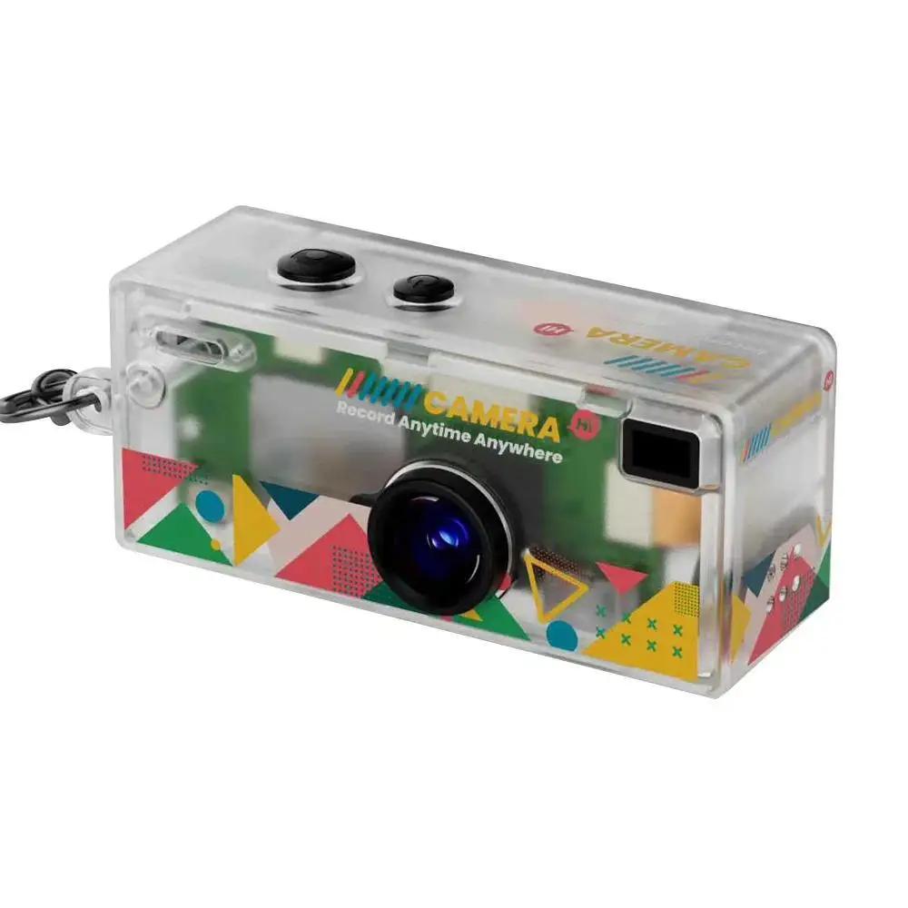 Mini Digital Camera 1080P HD Thumb Camera Keychain Support 128GB Memory Card Portable Video Recorder Retro Style for Kids Gift