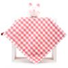 1Pcs 25x25cm Plaid Cotton Portable Hanging Children Kids Bathroom Hand Wash Face Square Small Towel