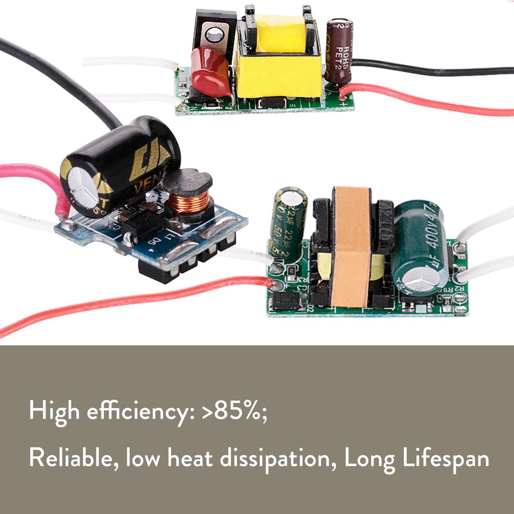200mA 300mA Power LED Driver Constant Current AC 85-265V Supply for 3W 4W 5W 7W Light Lamp Bulb Transformers Output 3-12V 12-26V