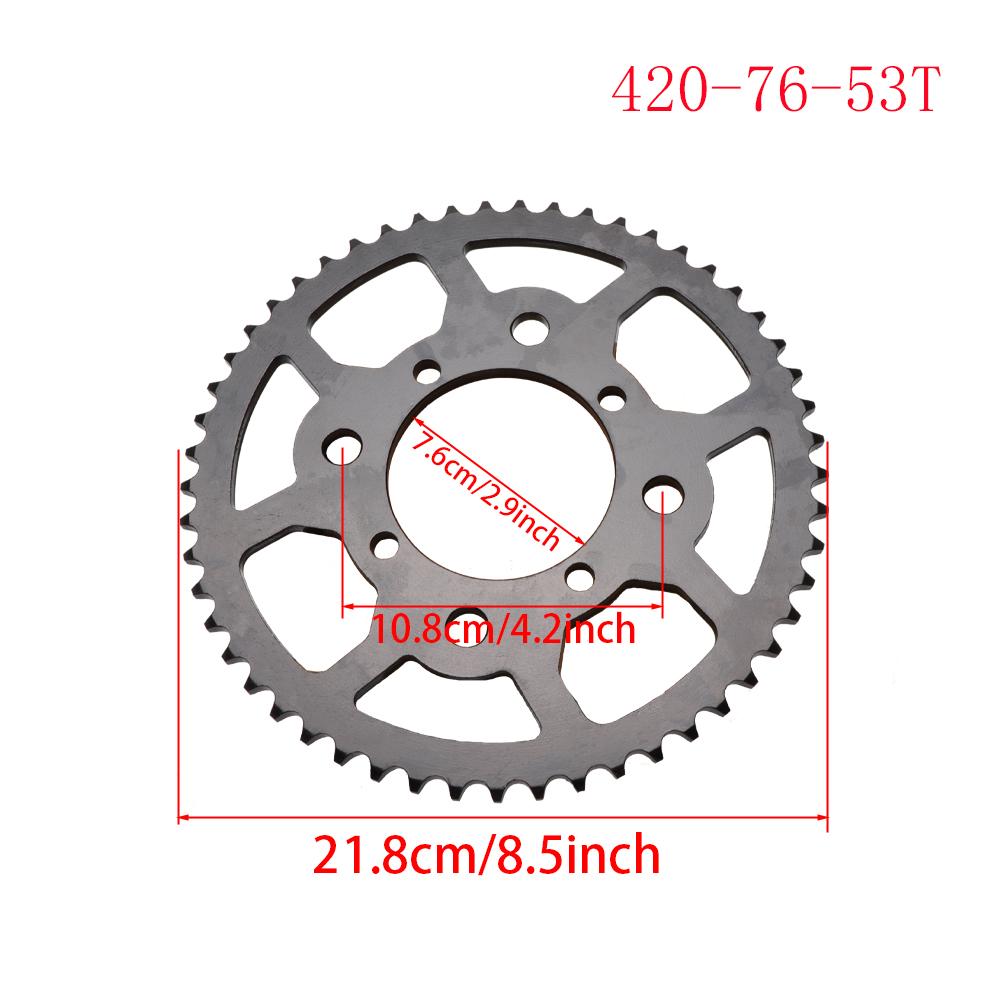 420 35T/60T 76MM Sprocket for 50CC 70CC 90CC 110CC 125CC 140CC 160CC Pit Dirt Bike ATV Quad Motorcycle Buggy Go Kart Parts