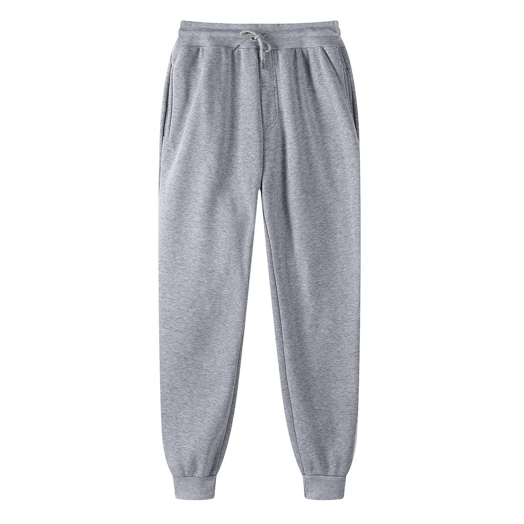 14 Colors Men's Casual Mid-Waist Solid Color Trousers: Youthful European/American Style Sweatpants