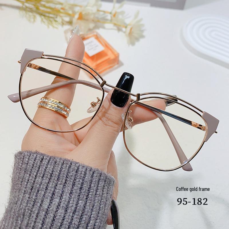 

95182 Стильные очки «кошачий глаз» для женщин, блокирующие синий свет - Легкие, готовы для установки линз по рецепту