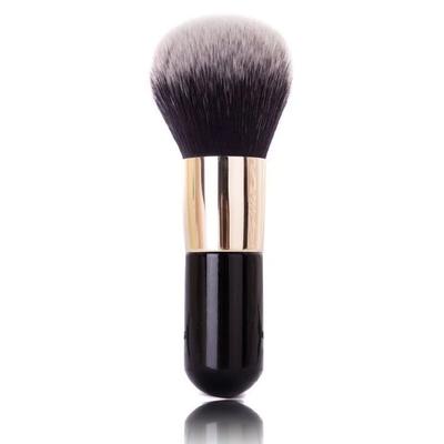 Velký štětec na pudr, profesionální štětce na make-up, černý multifunkční štětec na tvářenku, bronzer, make-up nástroje