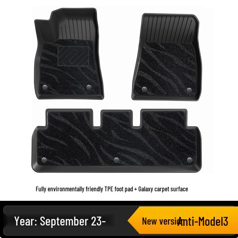 Tesla Model 3/Y Facelift Eco-friendly All-Weather TPE Car & Trunk Mats