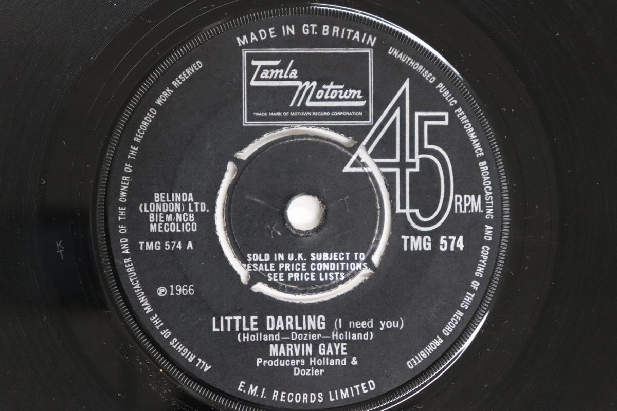 

7inch Record MARVIN GAYE - Little Darling (I Need You) / Hey D TMG574 TAMLA MOTOWN 1966 UK Soul/Funk Used