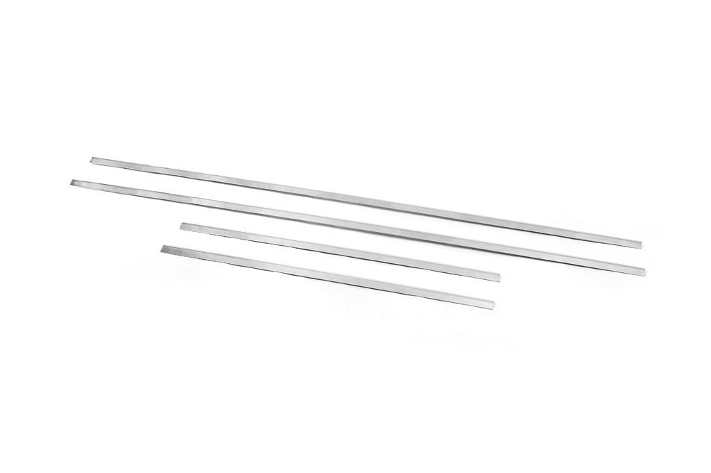 Bottom Trim for Windows (stainless Steel, 4 Pcs) for Toyota FJ Cruiser