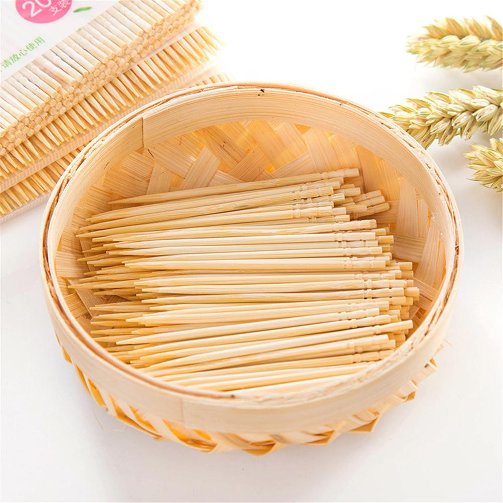 

200PCs/ Bag Disposable Wood Tandenstokers Bamboo Toothpick For Home Restaurant Hotel China Mainland
