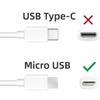 CABLE FOR SAMSUNG A10 S6 S7 J4 Plus J5 J6 J7 A6 MICRO USB Fast Charger Color White 1 M