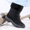 Wow, counter waterproof and non-slip outdoor snow boots, winter cold-resistant Northeast new velvet platform cotton shoes