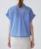 ROPE PICNIC Balloon Hem Blue Women's Blouse, (44)