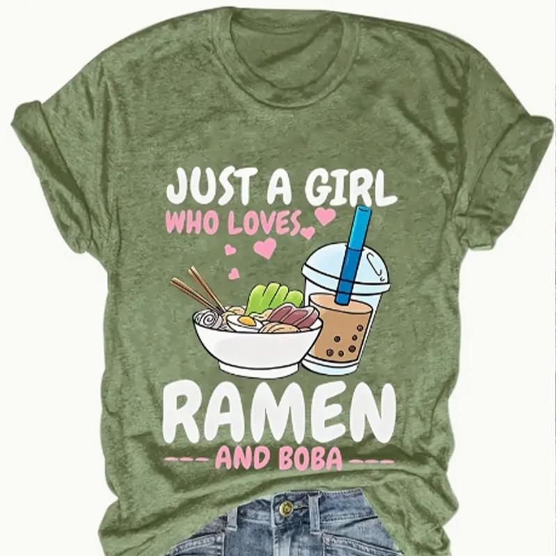 Модная женская футболка с принтом «Вкусный чай с молоком» — фото 6