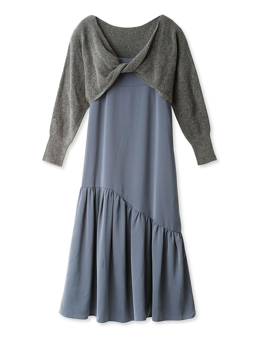 

Atelier Cross Knit Set Dress 13WFO235021 BLU [Emi] Женский синий