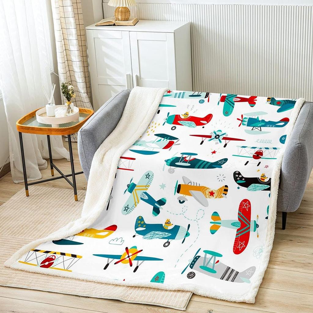 Red Rose Blanket Soft Fleece Throw Black Background Romantic Design Home Decor Gift for Her