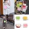 Stylish Mini Shoulder Bag For Kids With Vibrant Color Blocking And Breathable Material