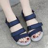 New 2025 Young Mesh Sports Sandals Weaving Cloth Velcro Large Size Women's Shoes Comfortable And Casual Velcro Versatile