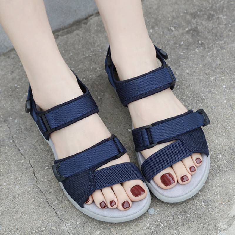 

Модные Новые 2025 Молодежные Сетчатые Спортивные Сандалии Плетеная Ткань Липучка Большой Размер Женская Обувь Удобные И Повседневные Липучка Универсальные 37