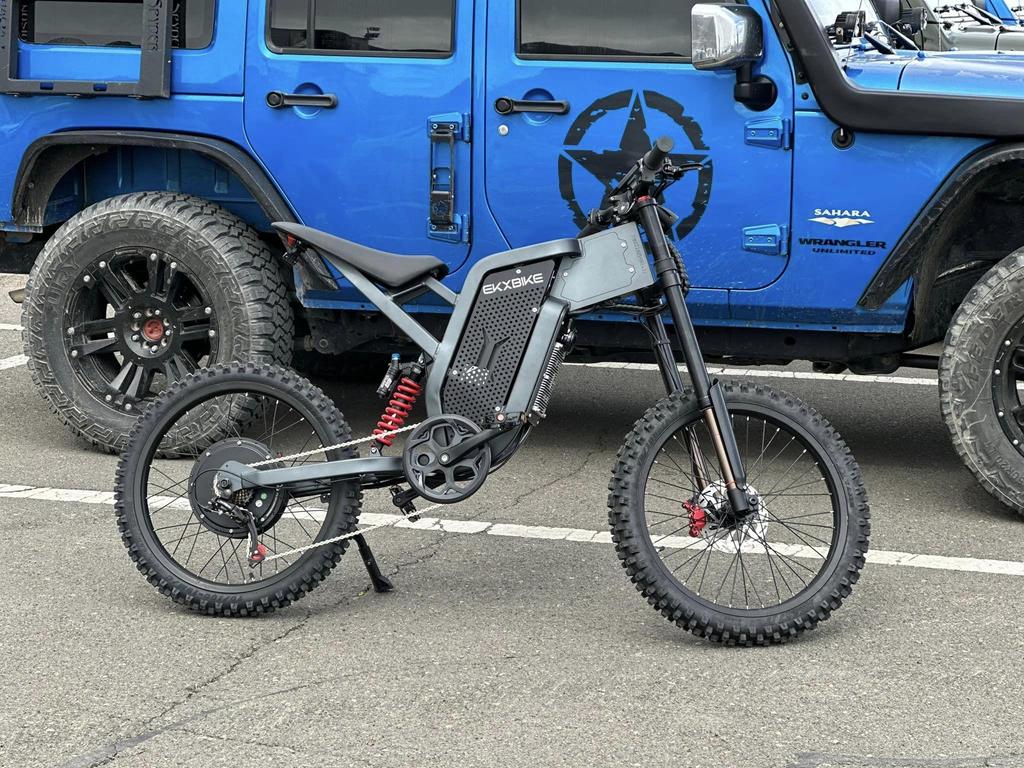 X21 Max Electric Bike 3000W 60V 30Ah Battery 85km/h 7 Speed 20*1.9'' Tires Hydraulic Brakes