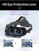 Qianhuan Magic Mirror 3D VR Glasses: Head-Mounted, Compatible with Large-Screen Mobile Phones for Movies & Games.