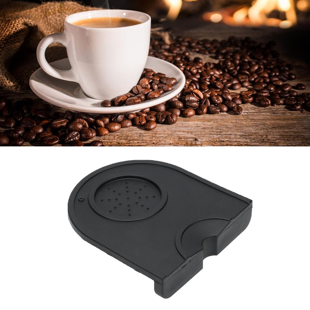 Coffee Tamper Pad Silicone Anti Slip Tamper Mat Soft Harmless Corner Tamping Mat for Household