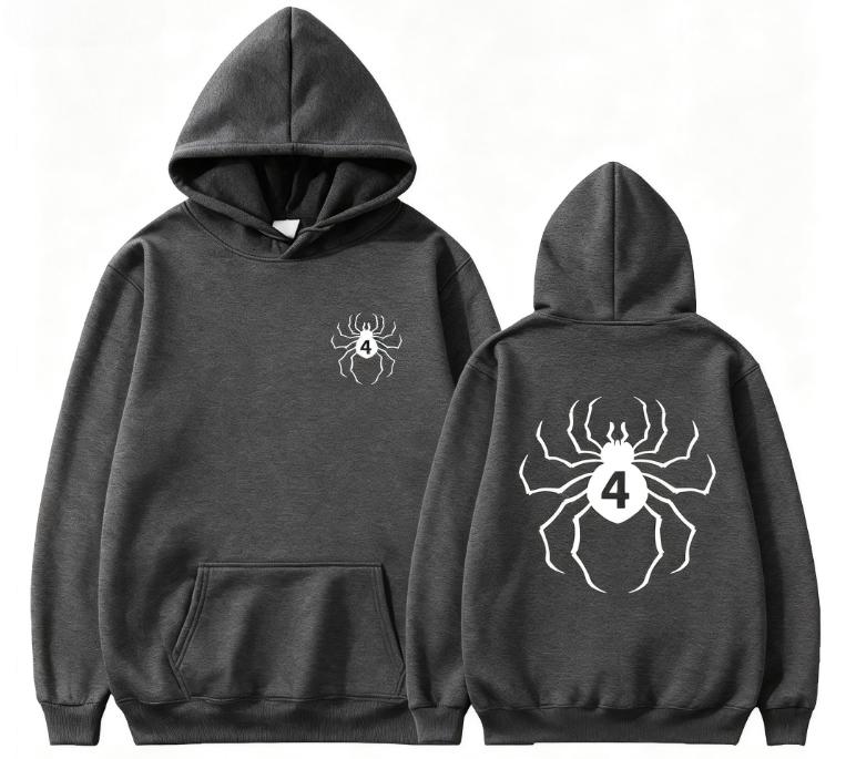 Autumn and Winter Warm Hoodie Hisoka Chrello Printed Hoodie Men's and Women's Oversized Casual Pullover Street Wear