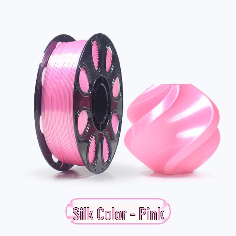 Filamento PLA Seda para Impressora 3D: Macaron Degradê Multicor, Alta Velocidade, 1KG/1.75mm, Personalizável