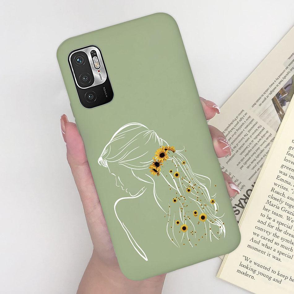 For Xiaomi Redmi Note 10 10T 11 SE 5G Case Pilot Cartoon Pattern Soft Silicone Back Cover For Xiaomi Poco M3 Pro 5G New Bumper