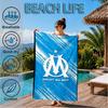 Flame Logo Design Printed Microfiber Beach Towel, Soft And Absorbent, Quick-Dry, Ideal for Summer Travel, Beach Essential, Swimming Pool